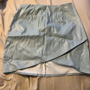 Windsor Light Blue Asymmetrical Skirt